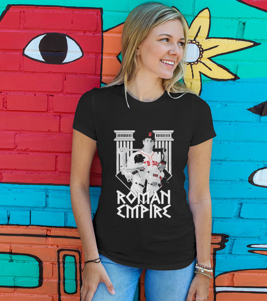 Red Sox Roman Empire Boston Baseball Team Fusion T-Shirt