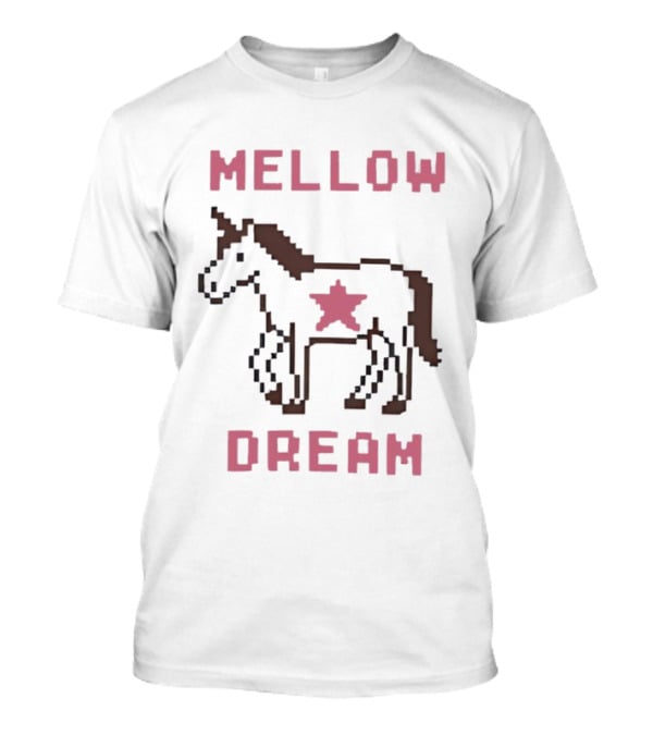 Mellow Dream Pixel Unicorn Star T-Shirt