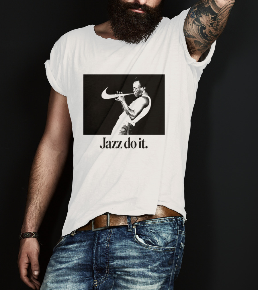 Miles Davis Jazz Do It Iconic Trumpet Player T-Shirt