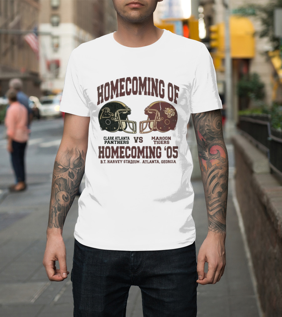 Clark Atlanta Panthers Vs Maroon Tigers Homecoming 2005 B.T. Harvey Stadium Atlanta Georgia T-Shirt