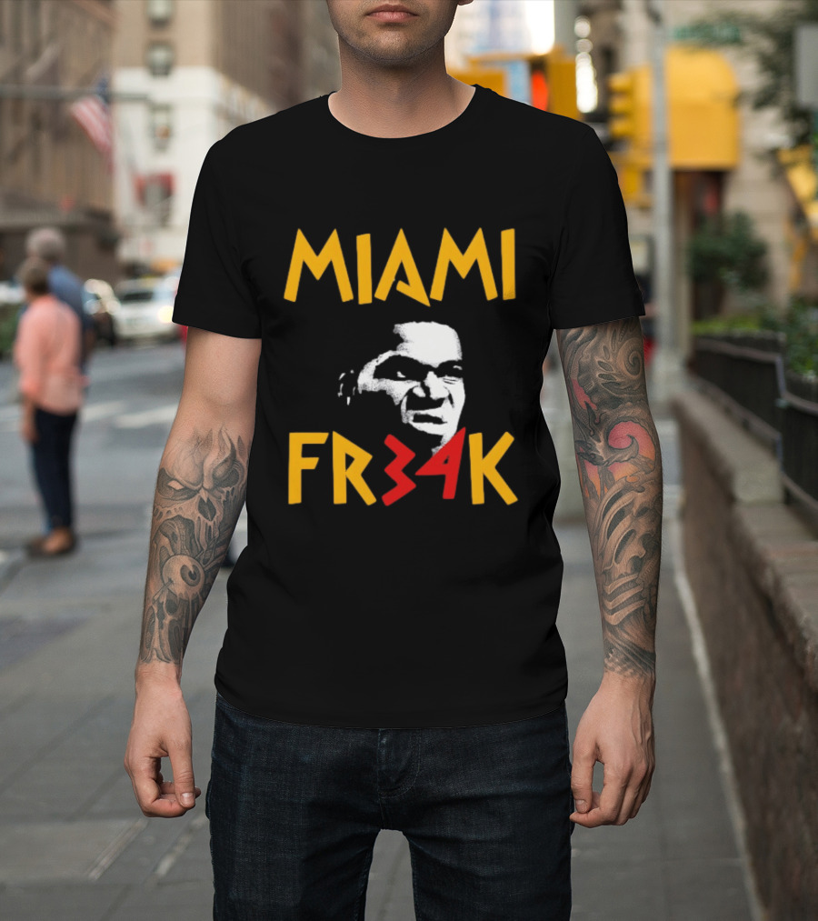 Giannis Antetokounmpo Miami Freak 34 Greek Freak Basketball T-Shirt