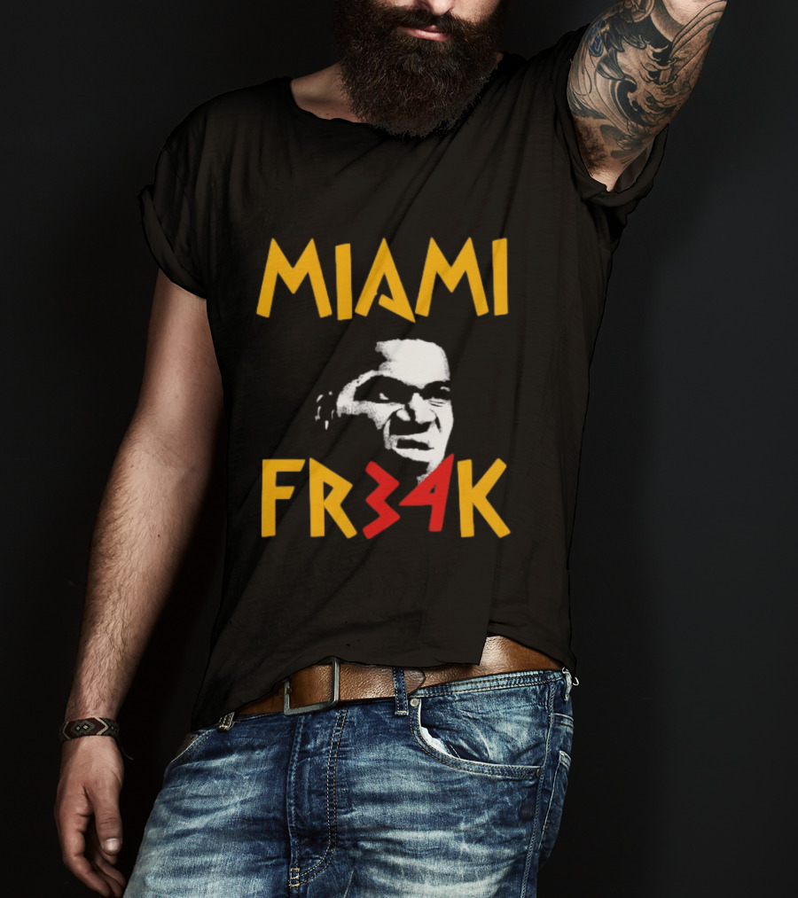 Giannis Antetokounmpo Miami Freak 34 Greek Freak Basketball T-Shirt