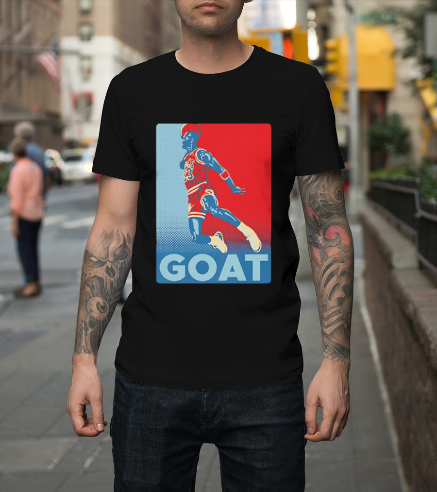 Michael Jordan GOAT Slam Dunk Chicago Bulls 23 T-Shirt
