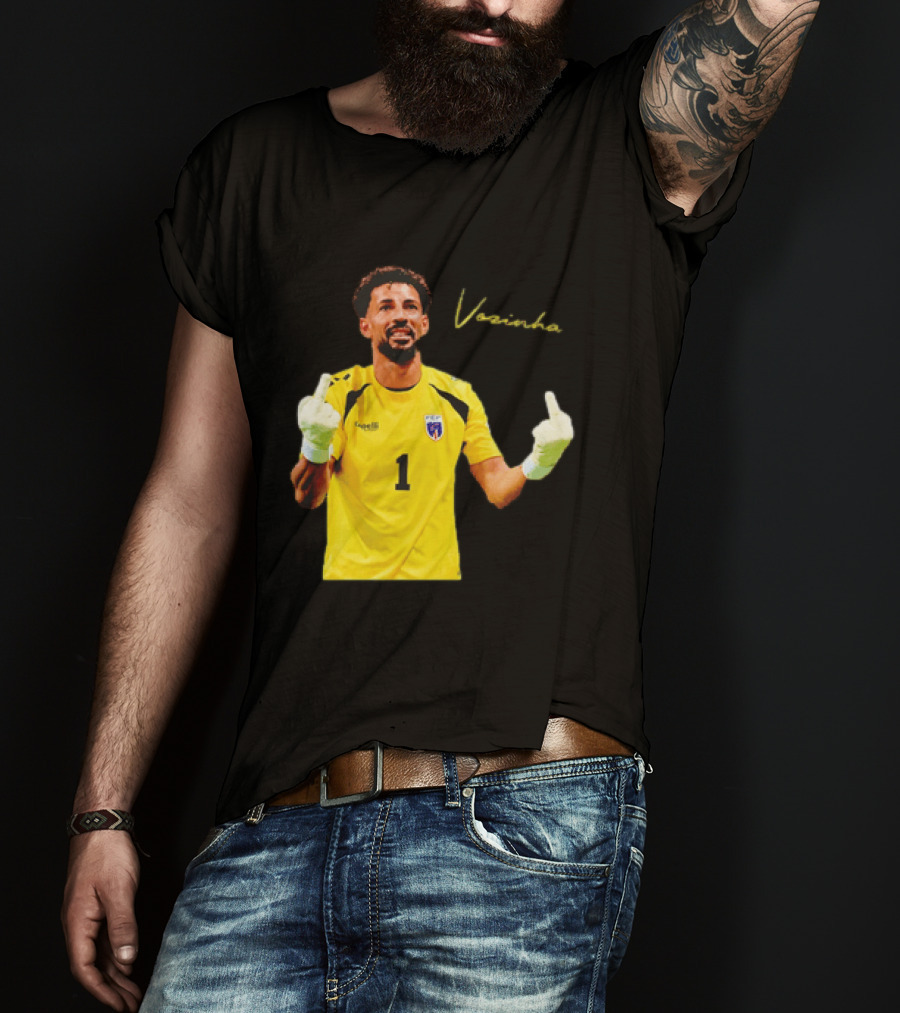 Vozinha Cape Verde National Team Number 1 Player Gesture T-Shirt