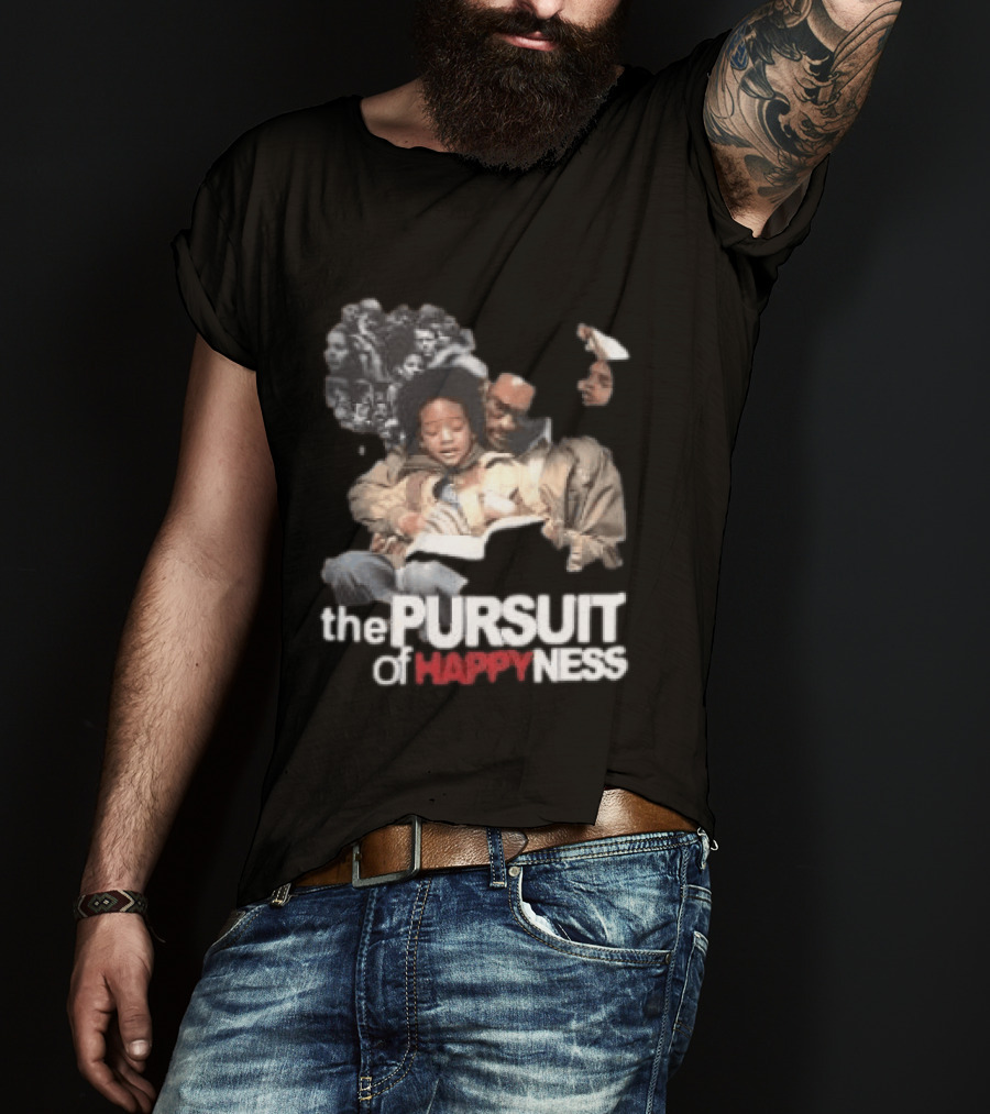 The Pursuit Of Happyness Will Smith Jaden Smith Movie Scene T-Shirt