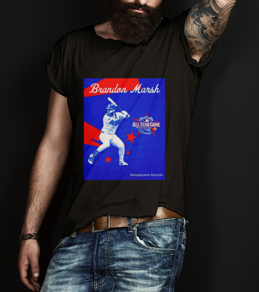 Brandon Marsh Philadelphia Phillies 2026 MLB All Star Game T-Shirt