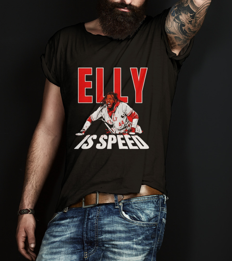Elly De La Cruz Cincinnati Reds Elly 44 Is Speed T-Shirt