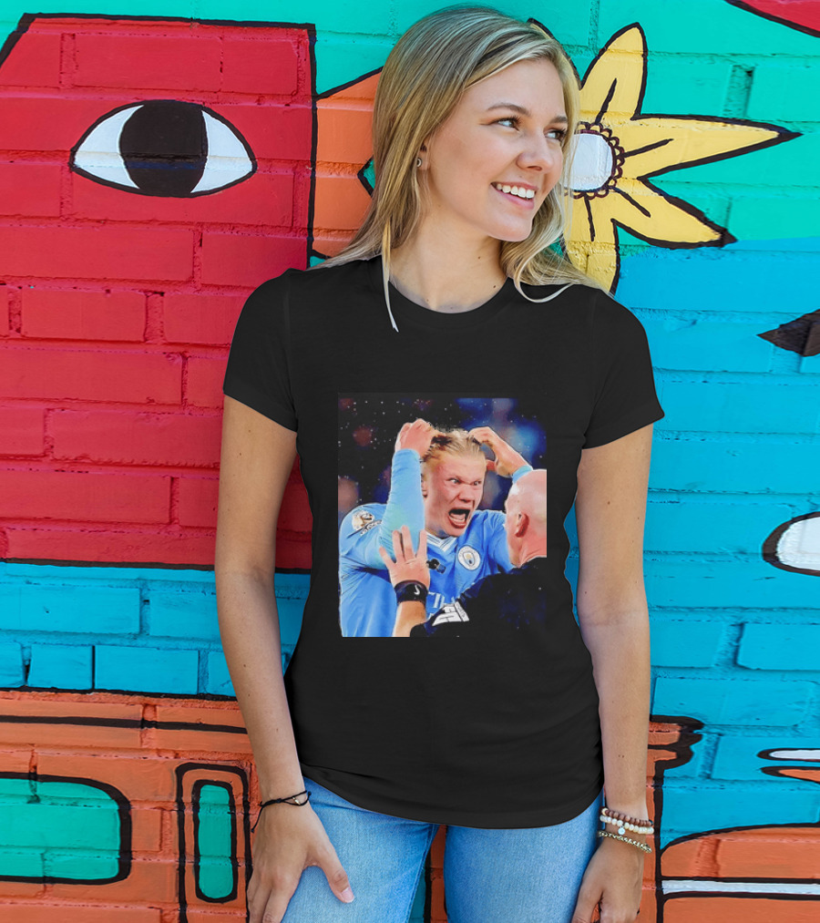 Erling Haaland Manchester City Emotional Reaction T-Shirt