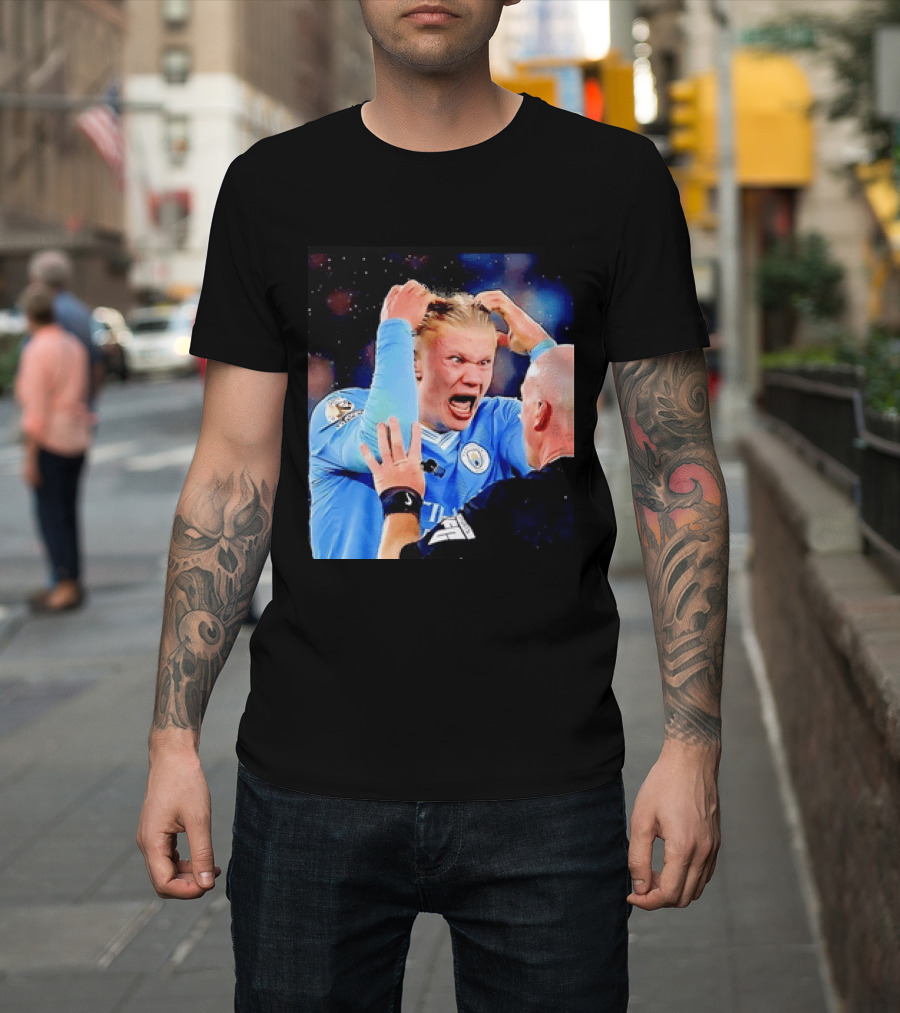 Erling Haaland Manchester City Emotional Reaction T-Shirt