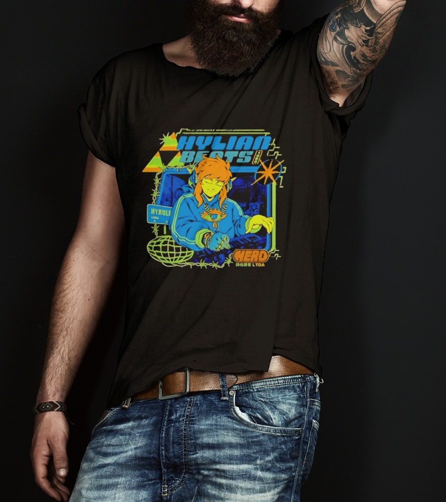 Hylian Beats 1986 Hyrule Ahead Hero Legend T-Shirt