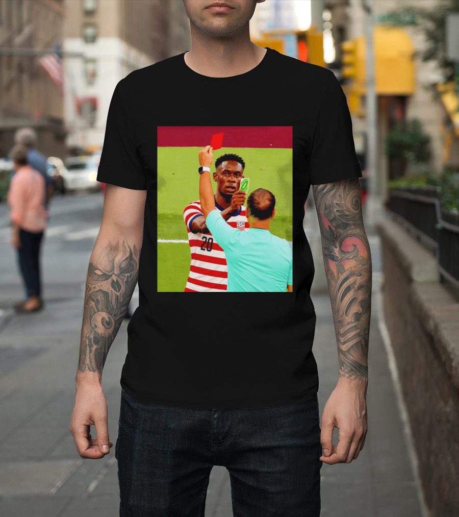 Folarin Balogun USMNT Number 20 Reverse Card Meme Soccer T-Shirt