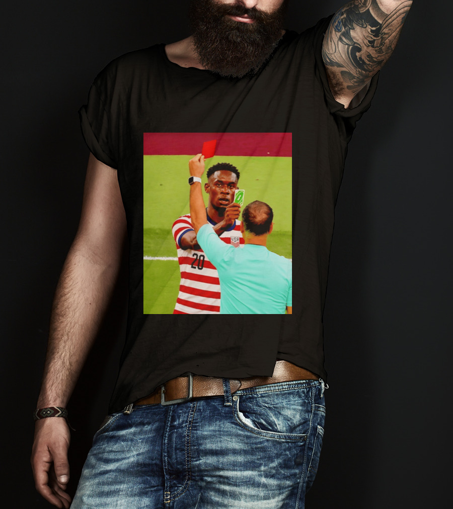 Folarin Balogun USMNT Number 20 Reverse Card Meme Soccer T-Shirt
