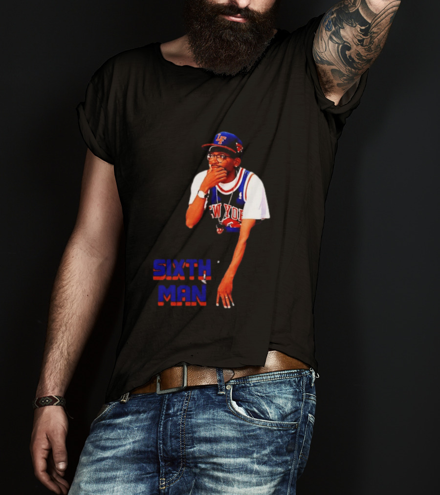 Spike Lee New York Knicks Sixth Man Yankees Cap T-Shirt