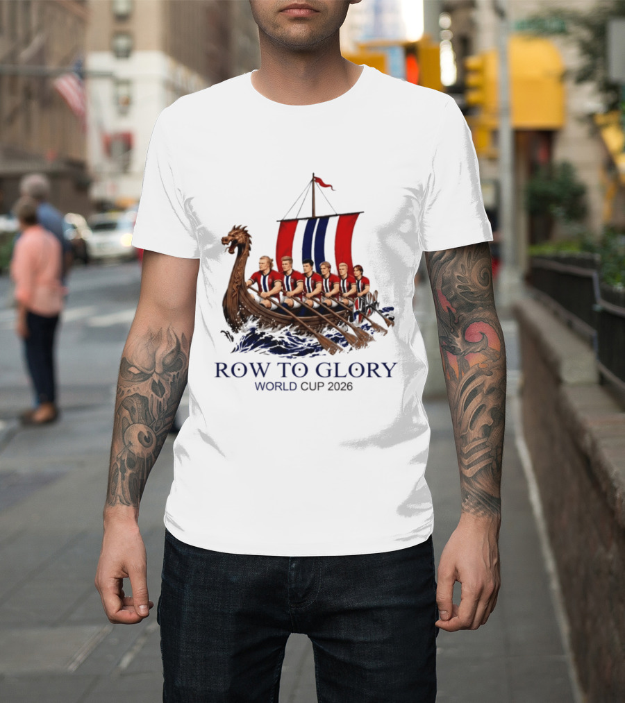 Norway 2026 World Cup Row To Glory Viking Crew T-Shirt
