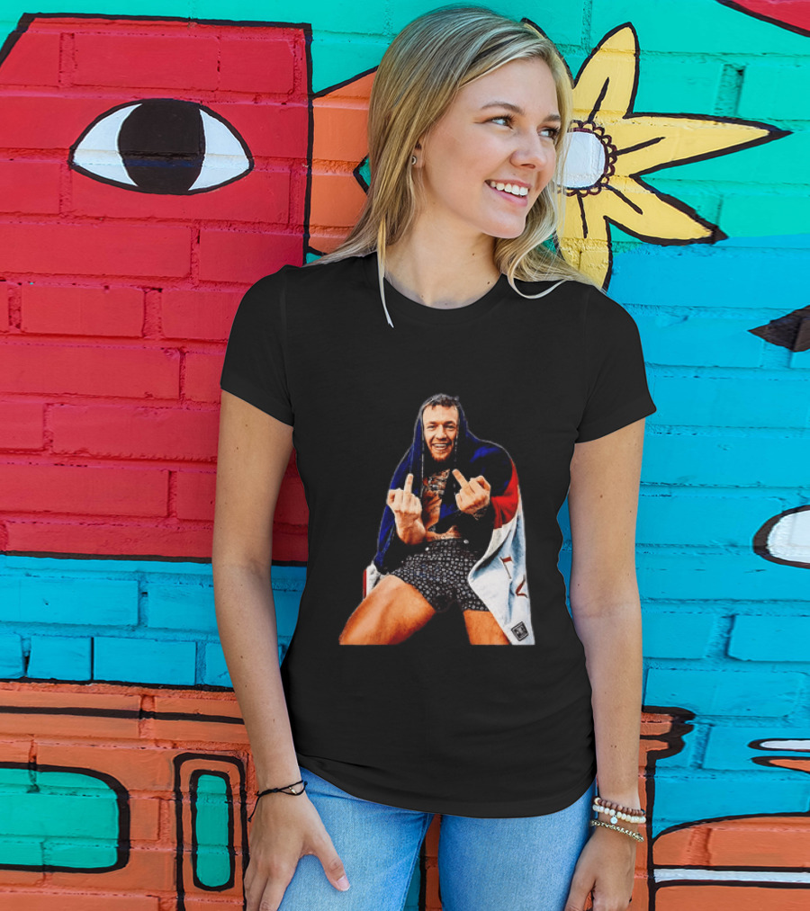 Conor McGregor The Notorious UFC MMA Middle Fingers T-Shirt