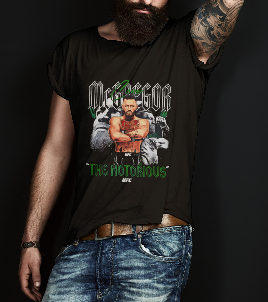 Conor McGregor The Notorious UFC Collage McGregor T-Shirt