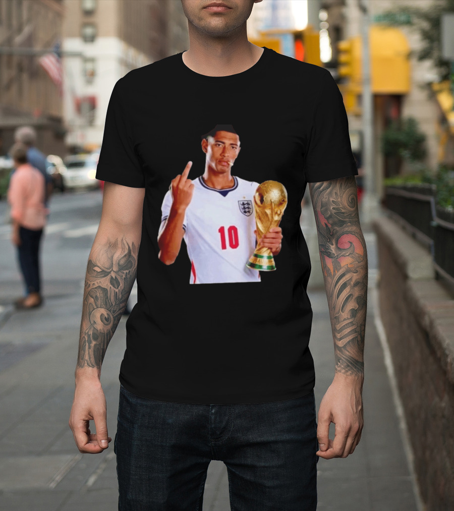 Jude Bellingham England World Cup Trophy Pose T-Shirt