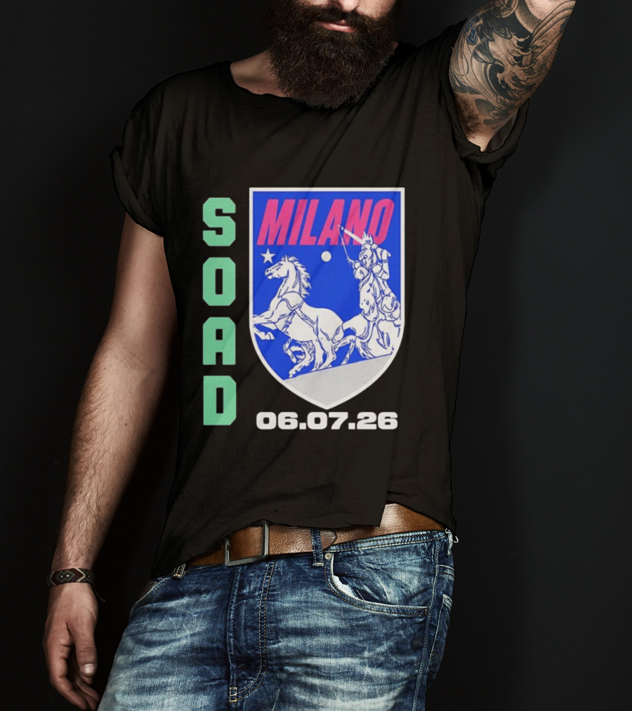 SOAD Milano 06.07.26 System Of A Down Concert T-Shirt