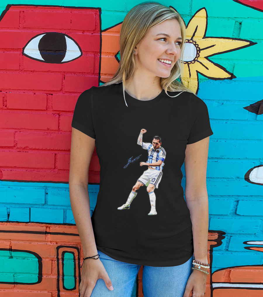 Messi The Comeback Argentina Football Unites The World Soccer Legend Victory Celebration T-Shirt