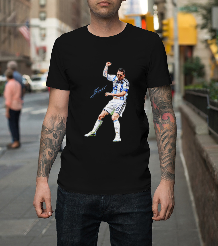 Messi The Comeback Argentina Football Unites The World Soccer Legend Victory Celebration T-Shirt
