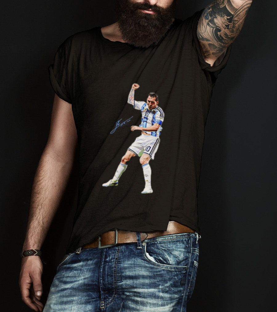 Messi The Comeback Argentina Football Unites The World Soccer Legend Victory Celebration T-Shirt