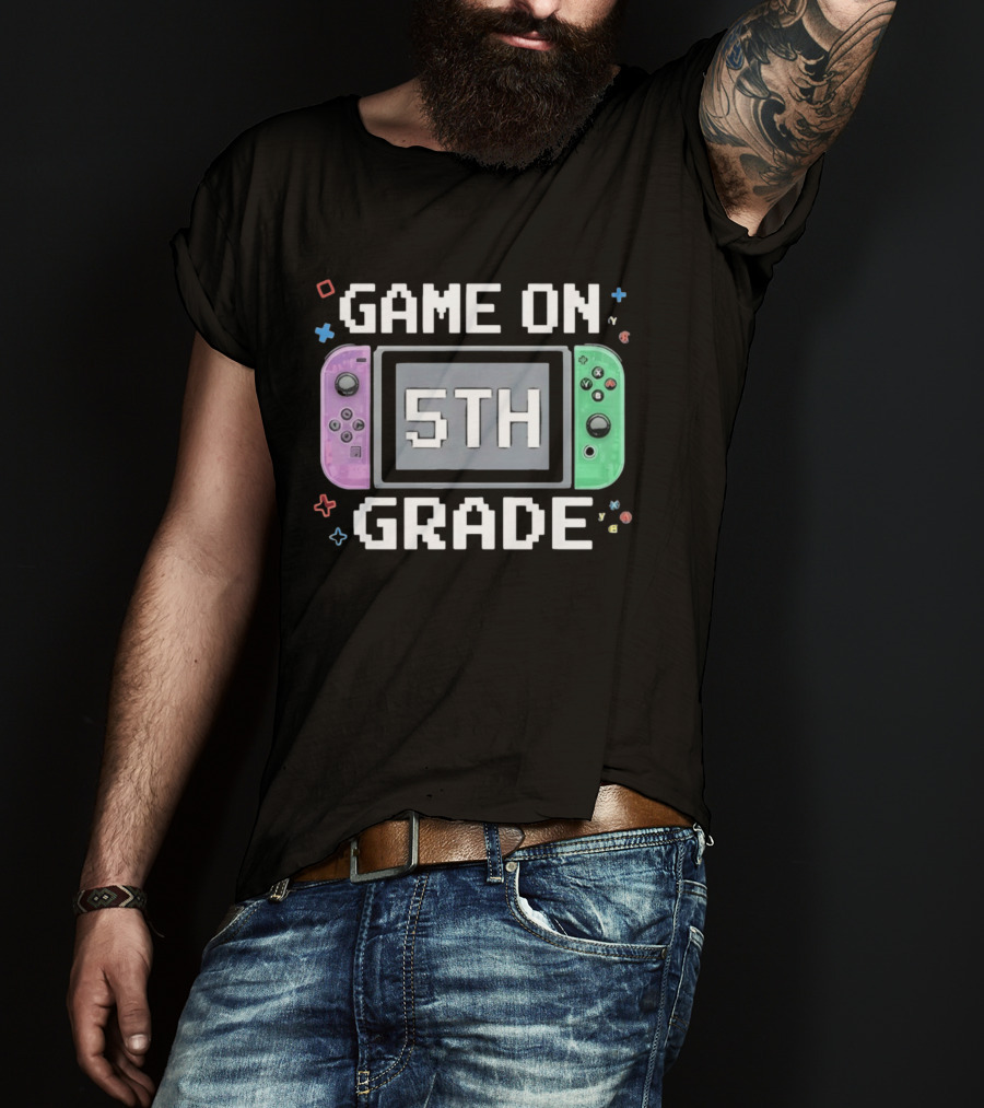 Game On 5th Grade Gaming Console 5th T-Shirt