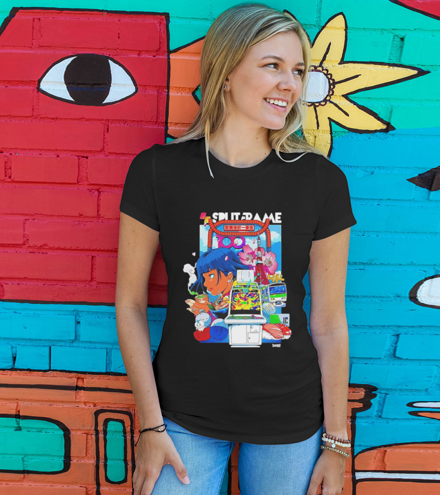 Tokyo Ramen Arcade Splitframe Kabukicho Ichibangai 100 IC Japanese T-Shirt