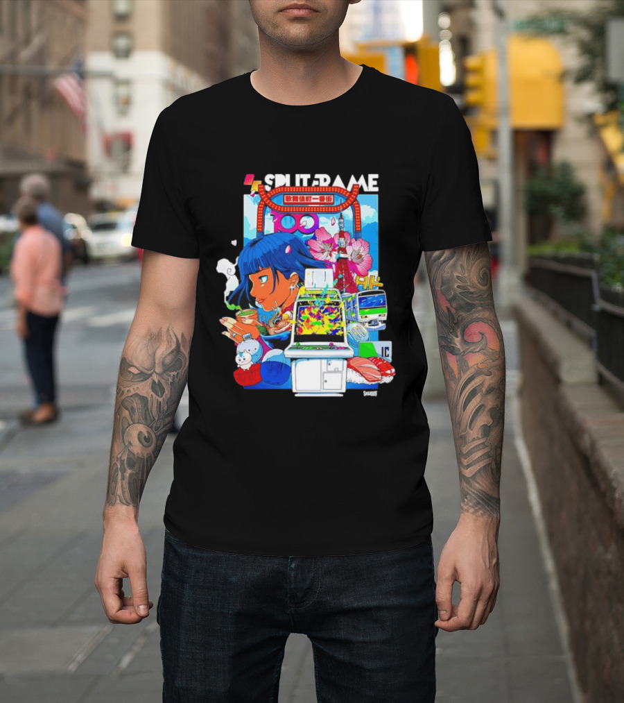 Tokyo Ramen Arcade Splitframe Kabukicho Ichibangai 100 IC Japanese T-Shirt