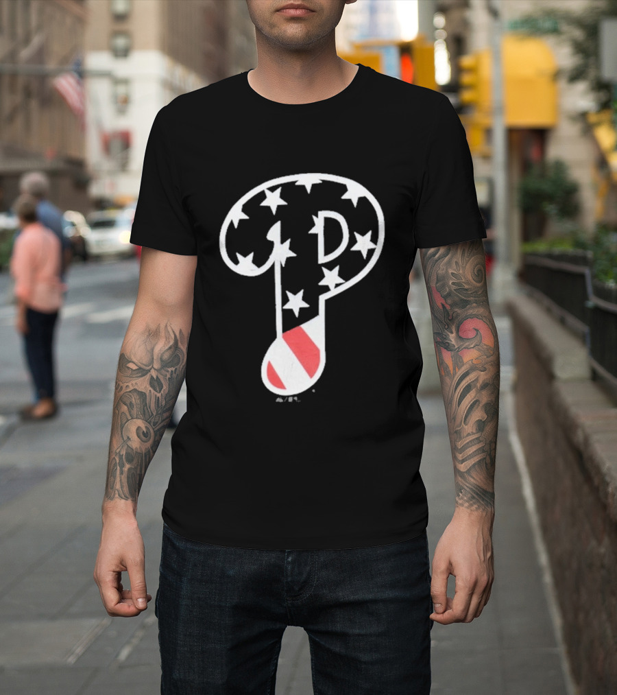 Philadelphia Phillies Majestic Stars And Stripes Baseball 2026 T-Shirt