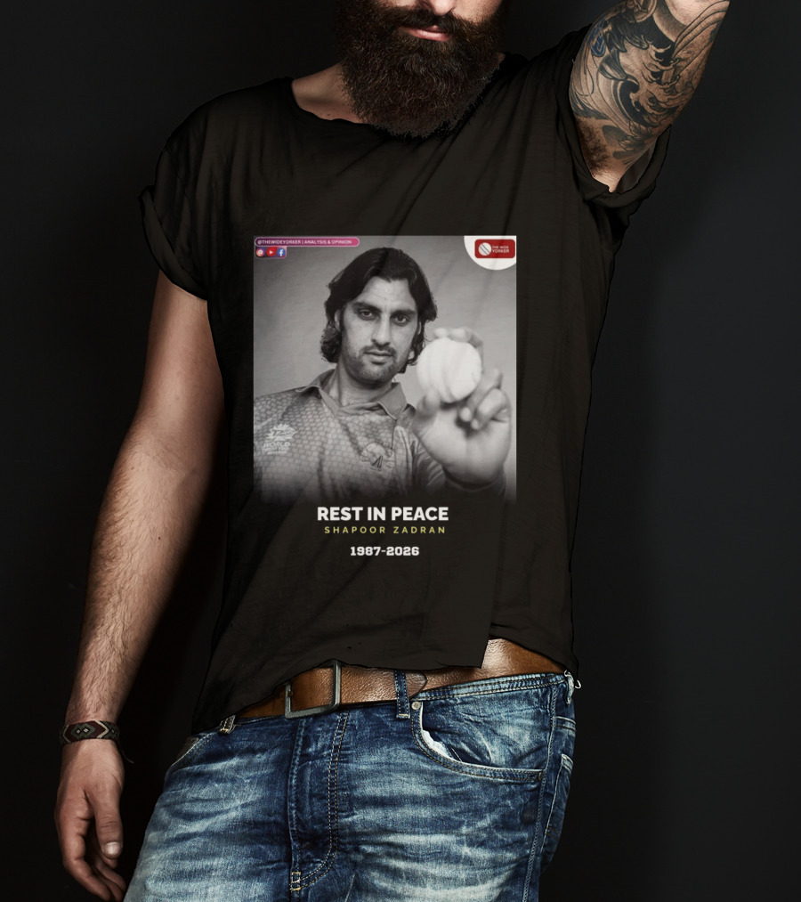 Rest In Peace Shapoor Zadran 1987 2026 T20 World Cup T-Shirt