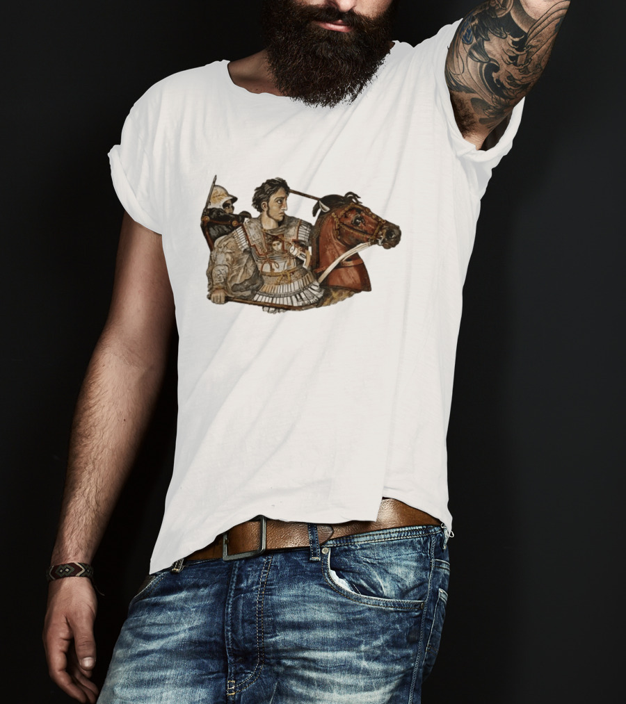 Alexander The Great Battle Of Issus Mosaic Iconic Historical Scene T-Shirt