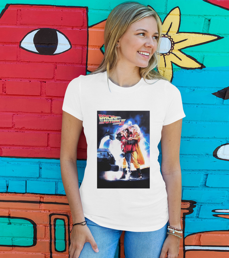 Back To The Future Part II Marty McFly Doc Brown Characters T-Shirt