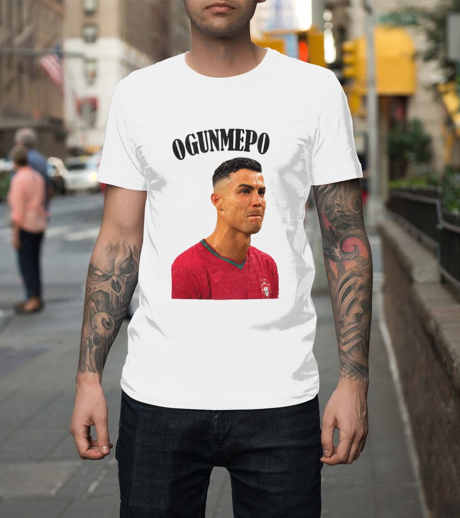 Cristiano Ronaldo Ogunmepon Portugal Soccer Star T-Shirt
