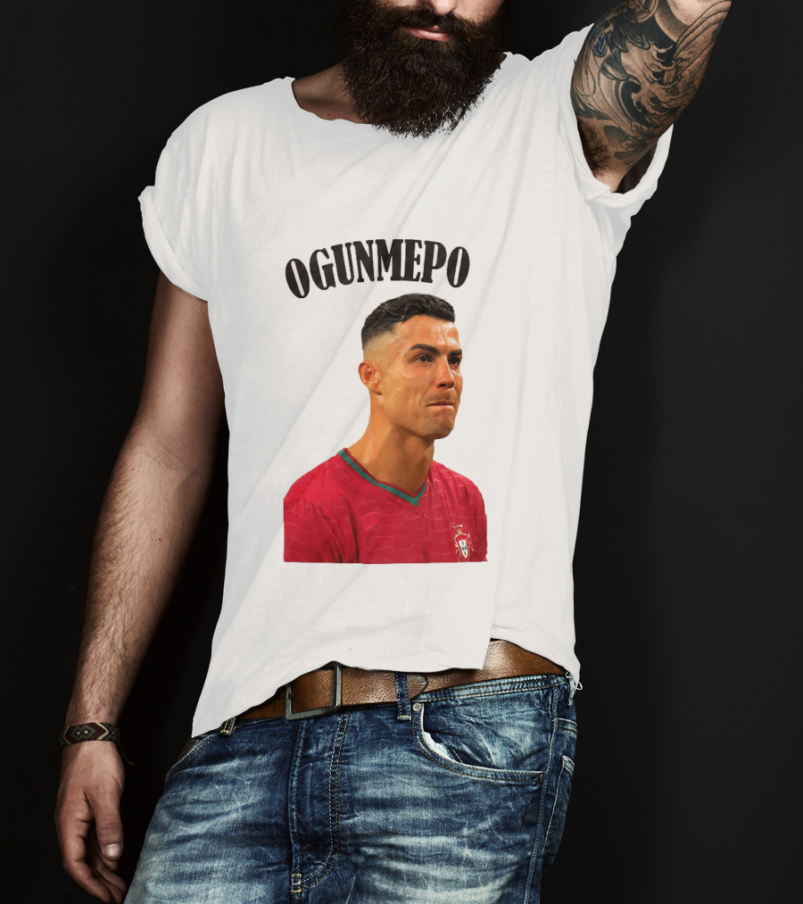 Cristiano Ronaldo Ogunmepon Portugal Soccer Star T-Shirt