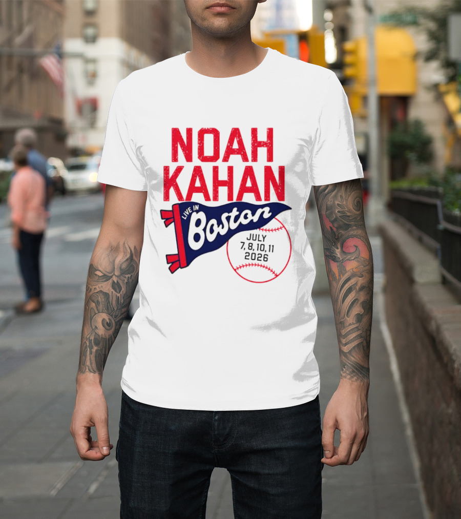 Noah Kahan Boston Concert July 7 8 10 11 2026 T-Shirt