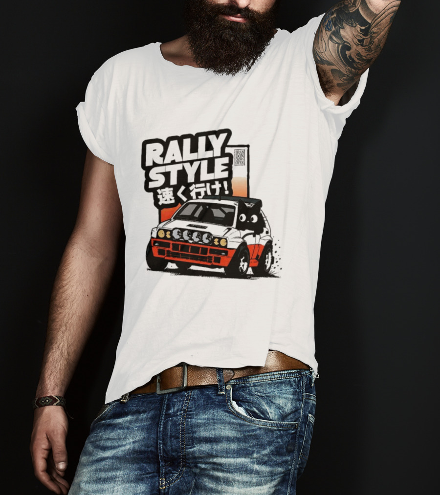 Rally Style Lancia Delta Integrale Hayashi Iku Speed T-Shirt
