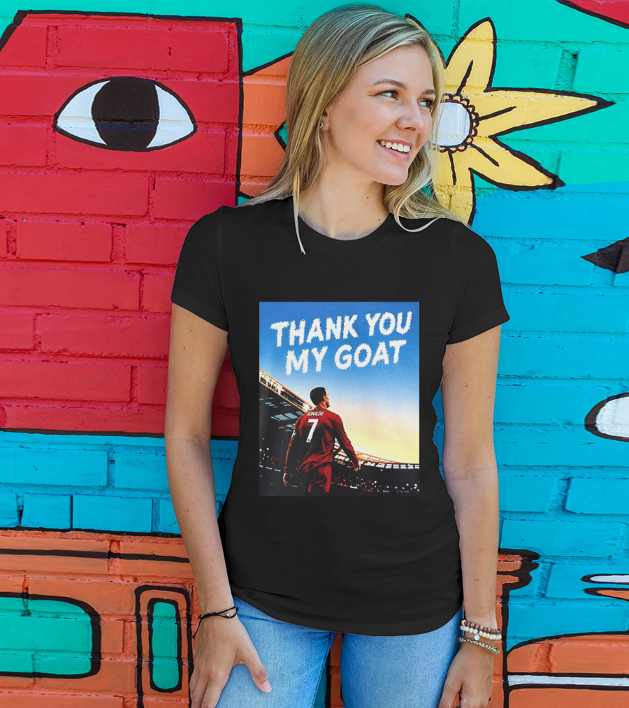 Thank You My Goat Cristiano Ronaldo 7 Portugal National Team T-Shirt