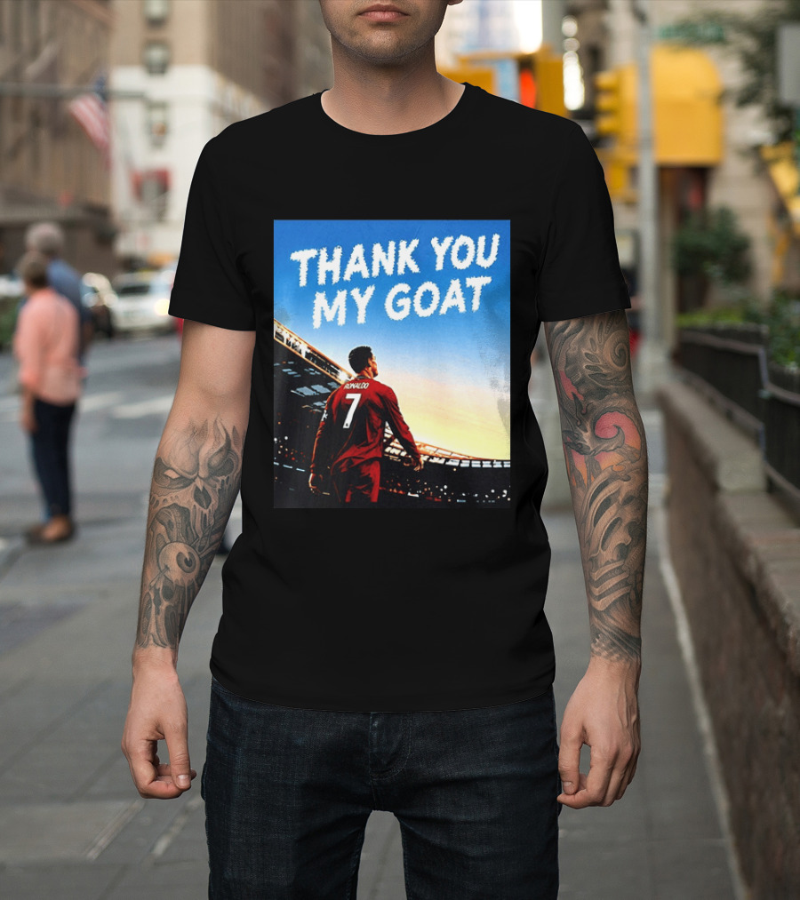Thank You My Goat Cristiano Ronaldo 7 Portugal National Team T-Shirt