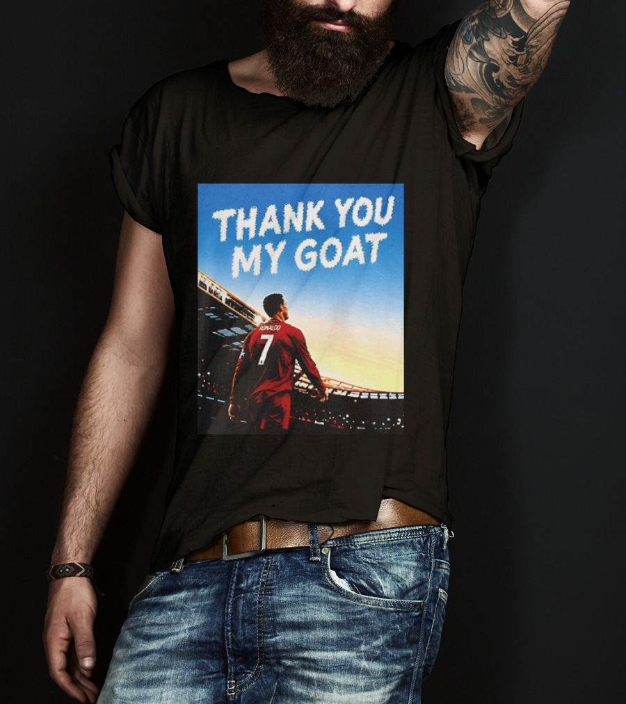 Thank You My Goat Cristiano Ronaldo 7 Portugal National Team T-Shirt