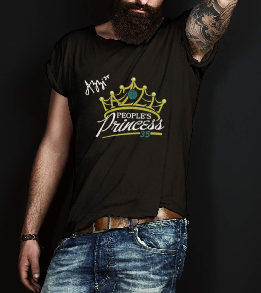 Dallas Wings Azzi Fudd People's Princess 35 Basketball T-Shirt