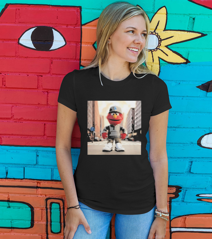 Sesame Street Elmo Streetwear New York Yankees T-Shirt