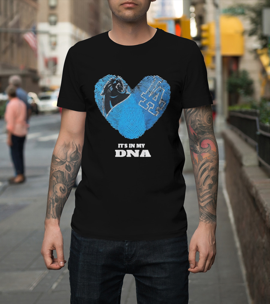 Los Angeles Dodgers Carolina Panthers It's In My DNA T-Shirt