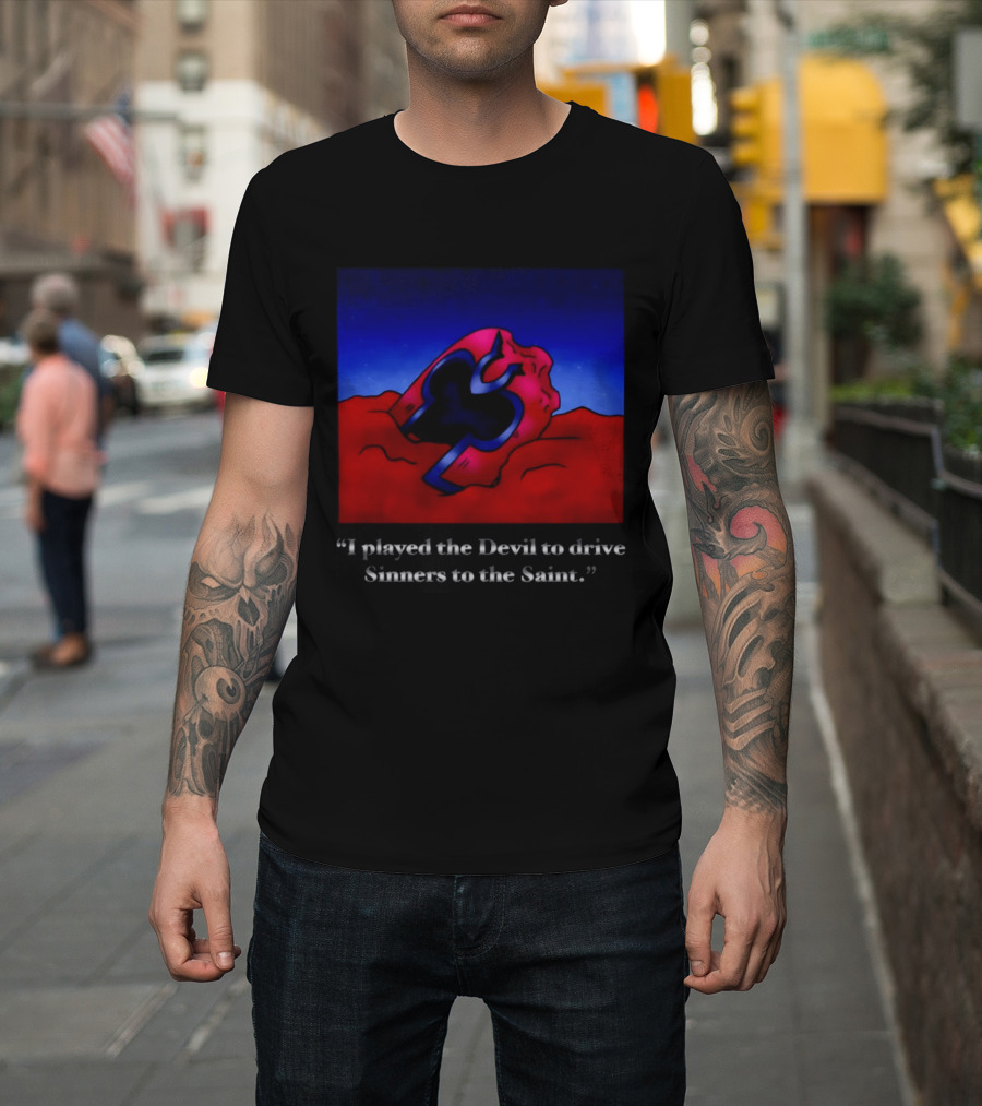 Magneto Helmet I Played The Devil To Drive Sinners To The Saint T-Shirt