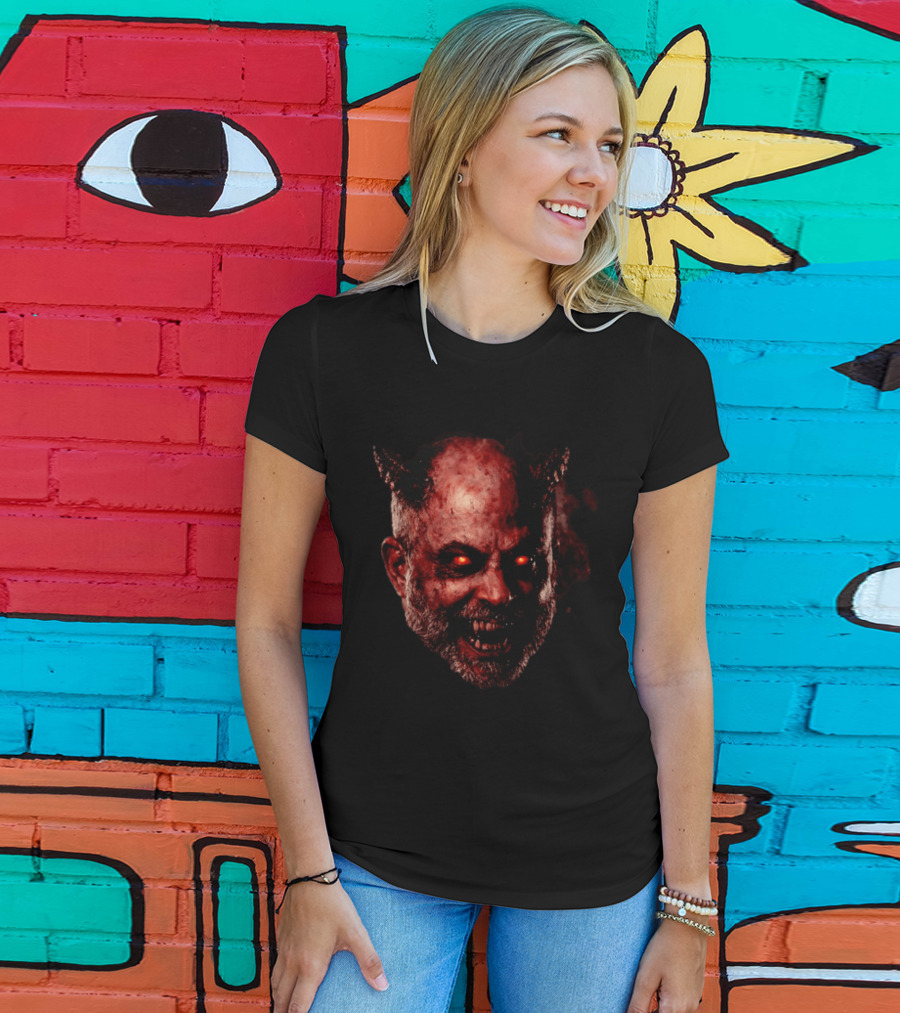 Mark R Levin The True Face Of Evil Political Satire Demonized T-Shirt