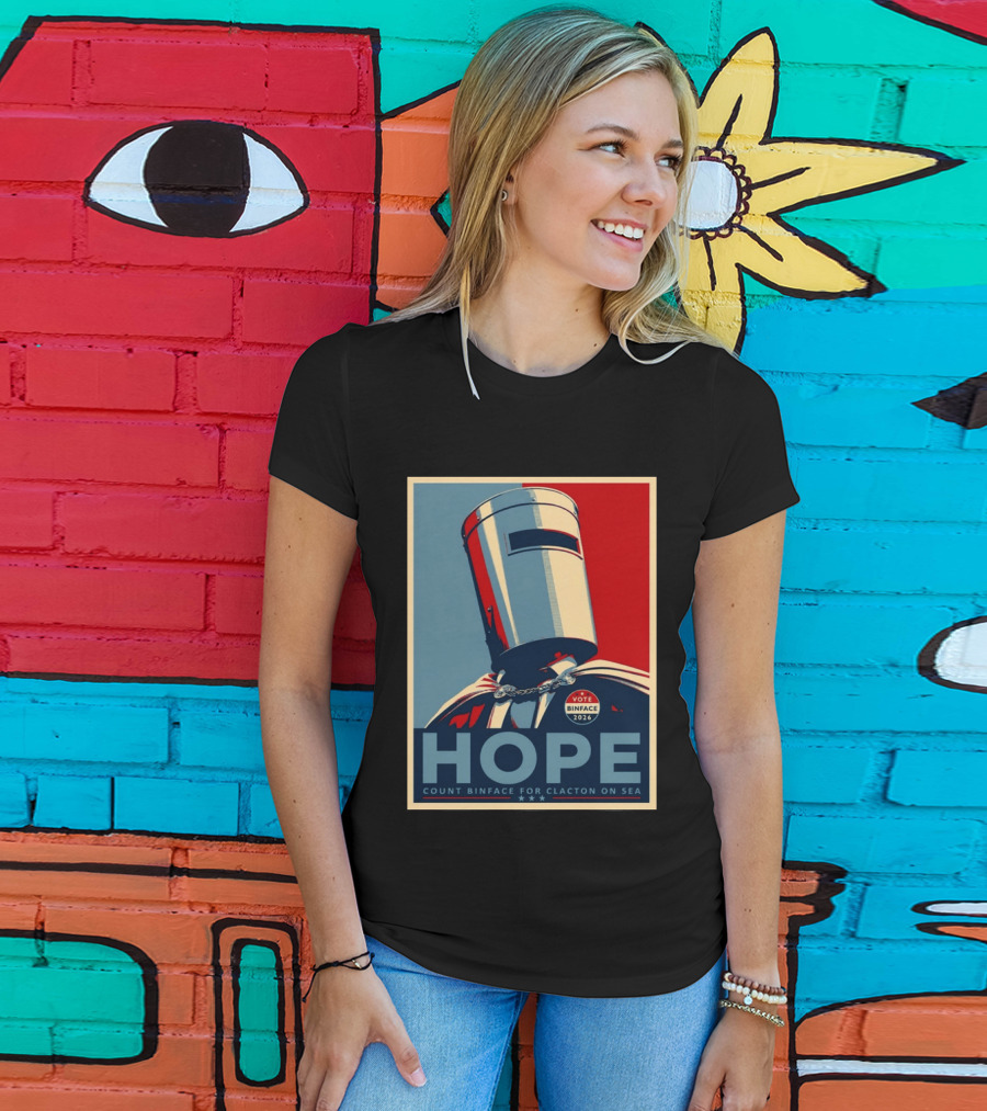 Hope Count Binface Vote Binface 2026 Clacton On Sea T-Shirt