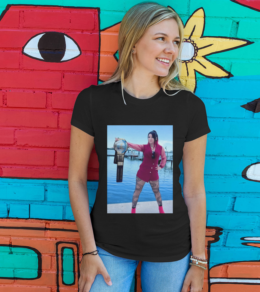 We Are At The Beach Hikaru Shida Wrestling Champion Dockside T-Shirt