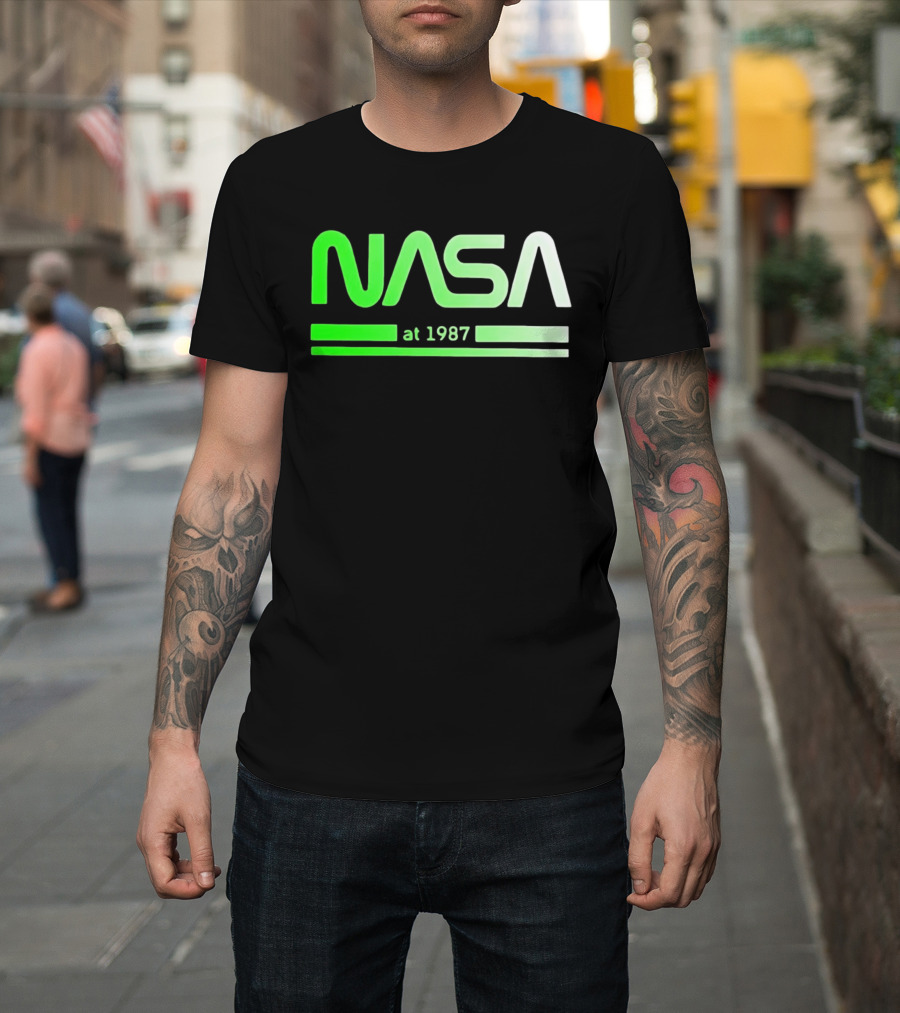 NASA Neon Green 1987 T-Shirt