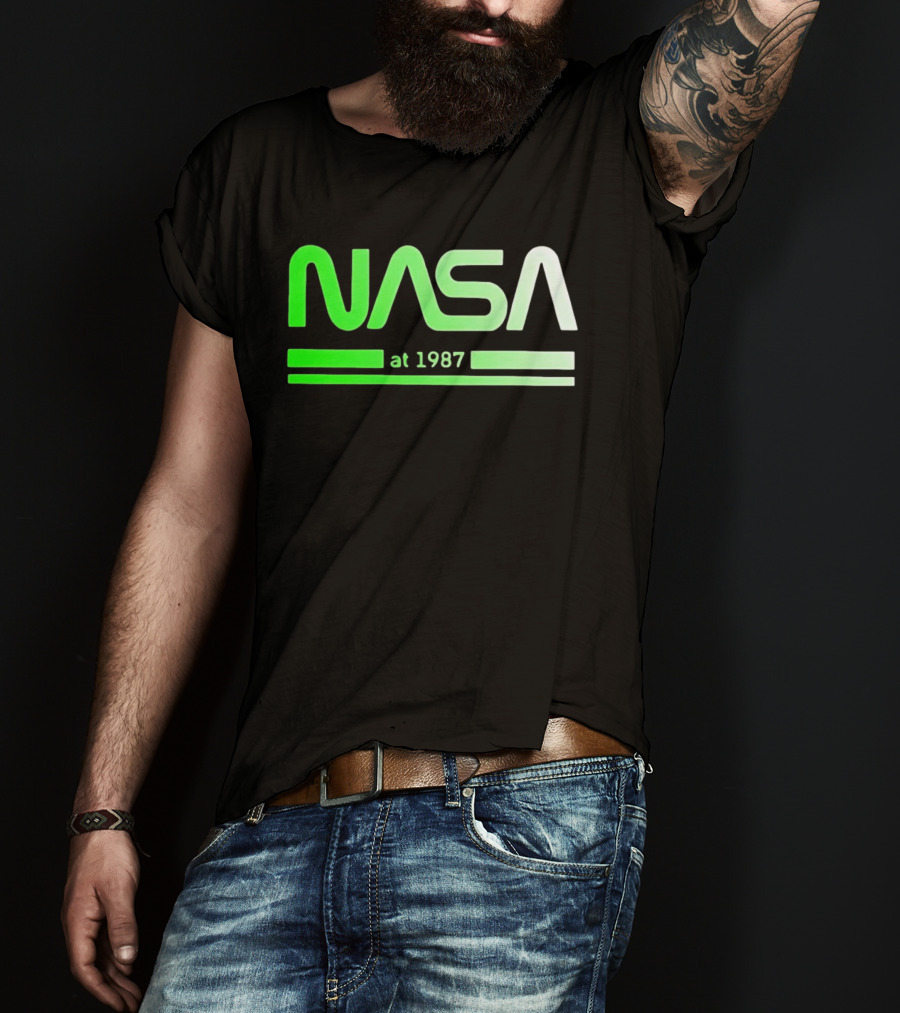 NASA Neon Green 1987 T-Shirt
