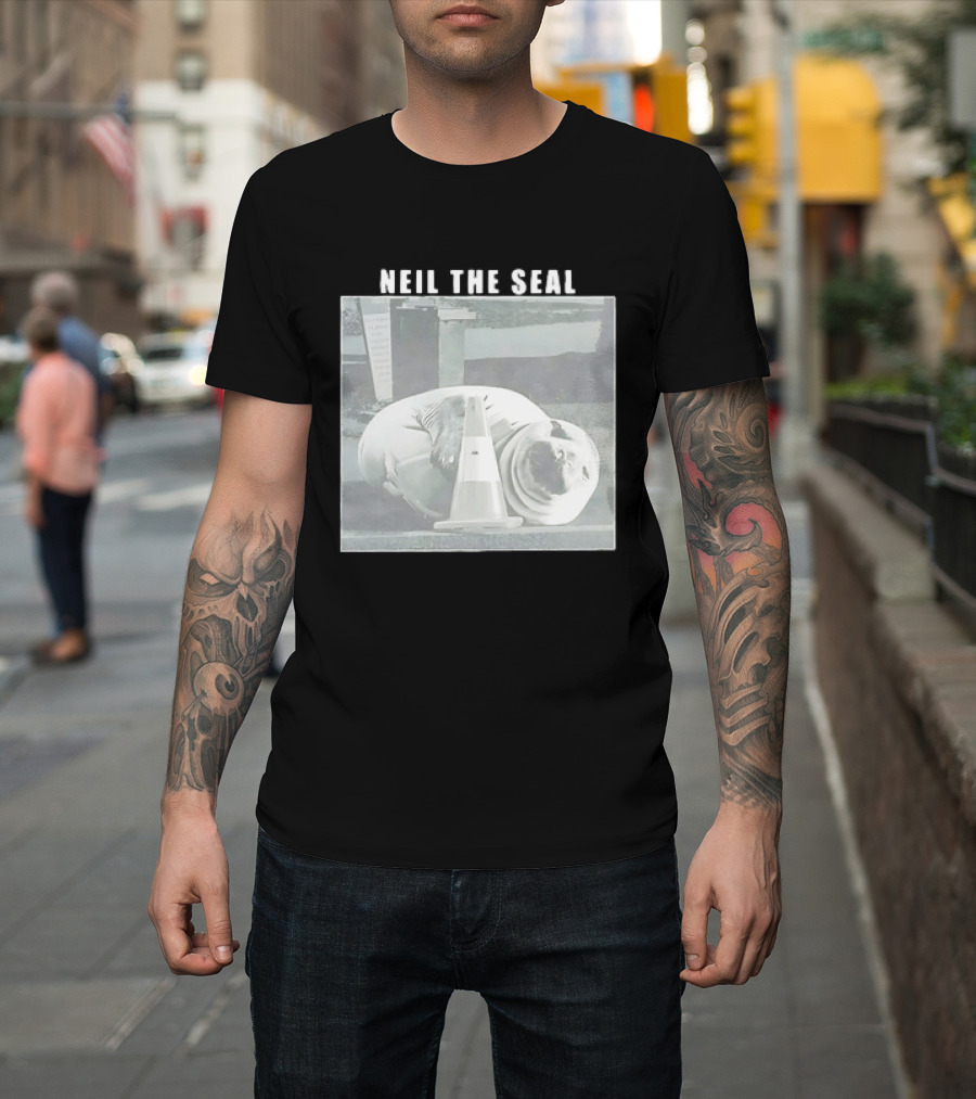 Neil The Seal With Traffic Cone Become Ungovernable T-Shirt