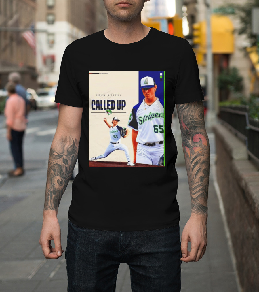 Owen Murphy Called Up Stripers 65 Player Announcement T-Shirt